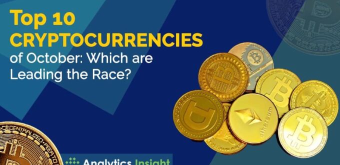 top-10-cryptocurrencies-of-october:-which-are-leading-the-race?-–-analytics-insight