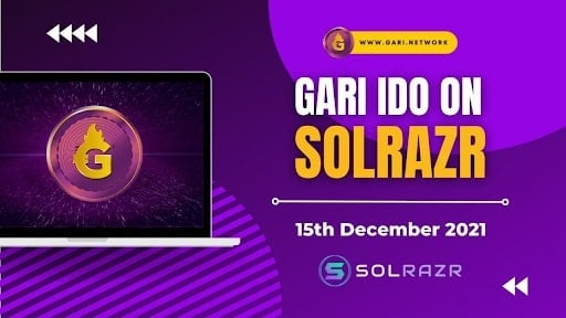 the-biggest-ido-to-go-live-with-$gari-on-solana-based-launchpad-solrazr-–-cryptonewsz