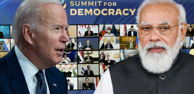 indian-prime-minister-modi-tells-president-biden’s-summit:-cryptocurrency-should-be-used-to-empower-democracy-–-regulation-bitcoin-news-–-bitcoin-news