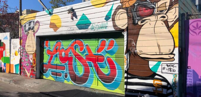 crypto-enthusiasts-promote-‘bored-ape’-nfts-in-mission-district-murals-–-sfist