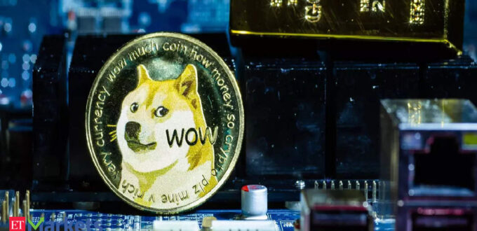 crypto-movement-at-a-glance:-hawkish-fed-spoils-mood,-musk’s-twitter-stake-lifts-dogecoin-–-economic-times